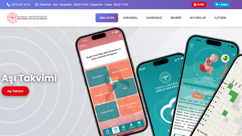 Aile Sağlığı Merkezi Sitesi önizleme görseli